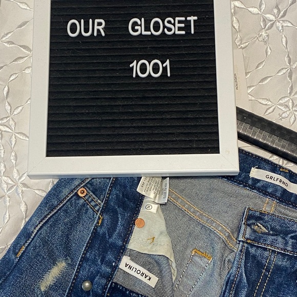 GRLFRND Jeans : The Karolina : Buttoned : Close To You : High Waist-Skinny Legs - Picture 3 of 7